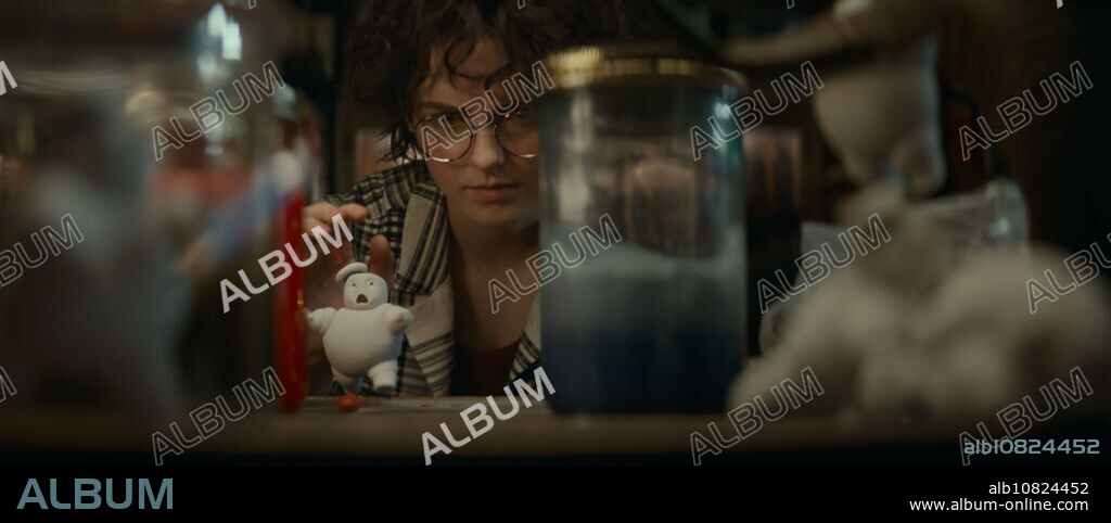 MCKENNA GRACE en CAZAFANTASMAS: IMPERIO HELADO, 2024 (GHOSTBUSTERS: FROZEN EMPIRE), dirigida por GIL KENAN. Copyright Columbia Pictures/ Bron Studios, Ghostcorps/Right of Way Films/Sony Pictures.