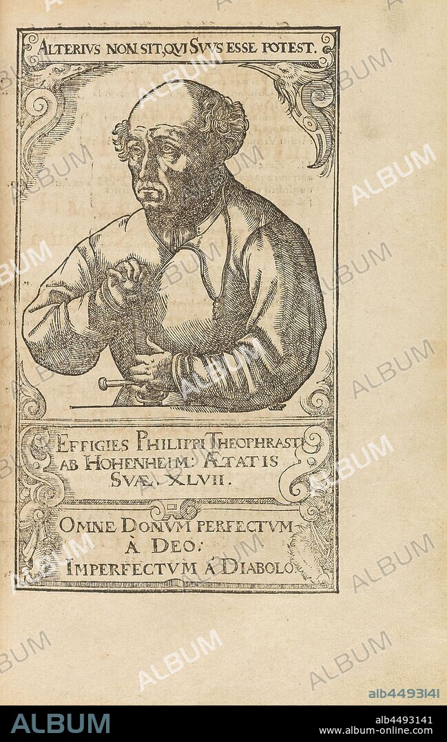 ANONYM. Philippus Theophrastus Aureolus Bombastus von Hohenheim (Paracelsus).