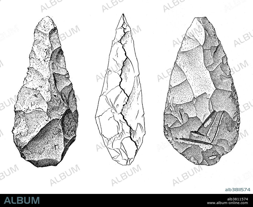 Oldowan (formerly Abbevillian) hand-axe showing sinuous edge. Lower Paleolithic period. The Oldowan, sometimes spelled Olduwan, is the archaeological term used to refer to the earliest stone tool industry in prehistory. Oldowan tools were used during the Lower Paleolithic period, 2.6 million years ago up until 1.7 million years ago, by ancient hominins.