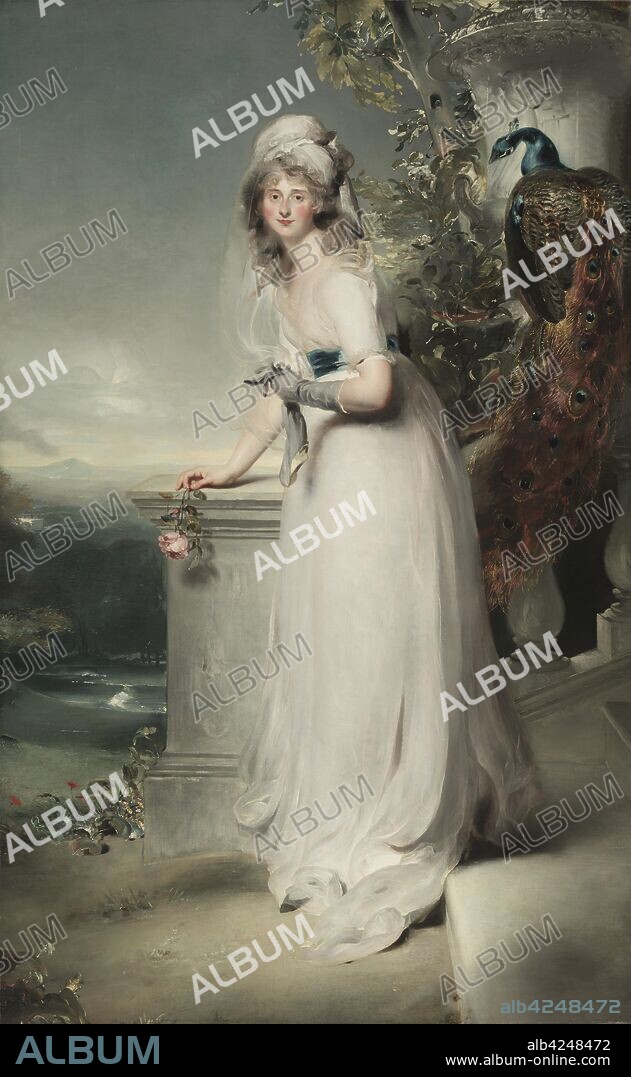 Portrait of Catherine Grey, Lady Manners, 1794. Thomas Lawrence (British, 1769-1830). Oil on canvas; framed: 280.5 x 185 x 9 cm (110 7/16 x 72 13/16 x 3 9/16 in.); unframed: 255.3 x 158 cm (100 1/2 x 62 3/16 in.).