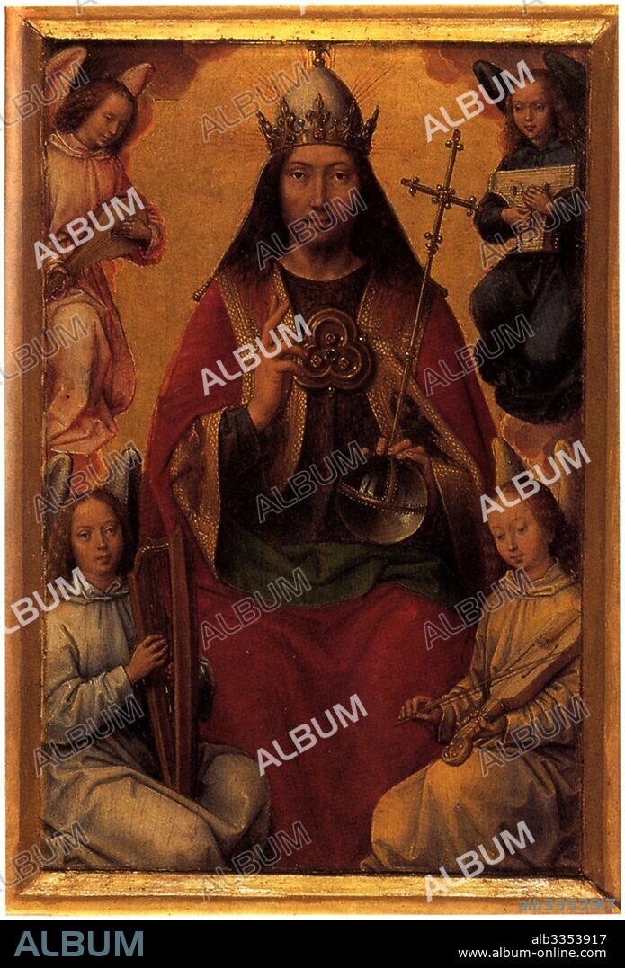 HANS MEMLING. Heaven (From the Triptych of Earthly Vanity and Divine Salvation).