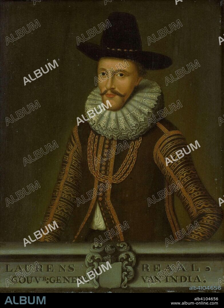ANONYMOUS (COPY AFTER). Portrait of Laurens Reael, Governor-General of the Dutch East Indies. Dating: 1750 - 1800. Place: Batavia. Measurements: h 33 cm × w 25 cm; d 3.8 cm.