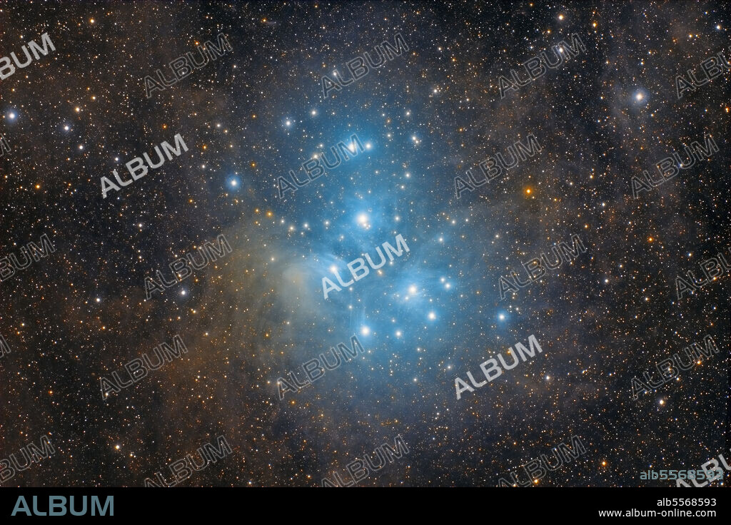 The Pleiades, also known as Messier 45, is an open star cluster in the constellation of Taurus.
