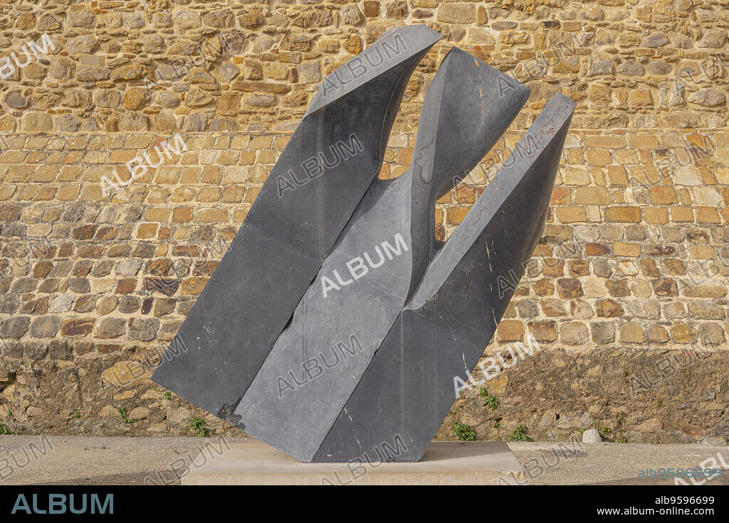 sculpture by Ikram Kabbaj, 2018, Asilah, morocco, africa.