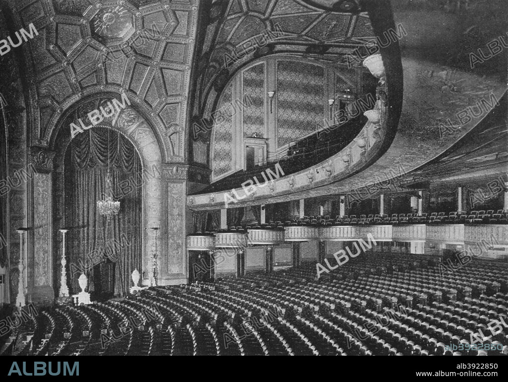 Boxes in the Loge Mezzanine, Capitol Theatre, Detroit, Michigan, 1925. Detroit's Capitol Theatre was a cinema and concert venue designed by Charles Howard Crane and opened in 1922. The building was rebuilt between 1988 and 1996 as  the Detroit Opera House. From The Architectural Forum Volume XLII. [Rogers and Manson, New York, 1925].