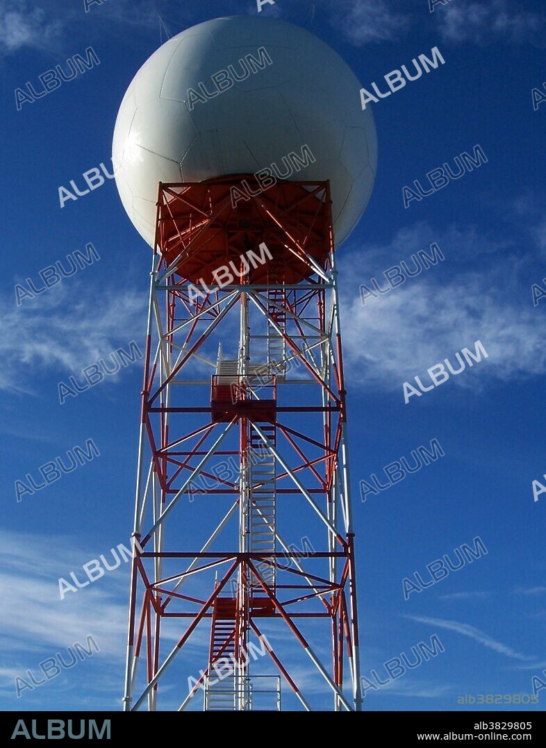 NWS Radar Tower and Radome Jacksonville, Florida 2006. A radome (radar dome) is a structural, weatherproof enclosure that protects a microwave or radar antenna. The radome is constructed of material that minimally attenuates the electromagnetic signal transmitted or received by the antenna. Radomes protect the antenna surfaces from the environment (wind, rain, ice, sand, and ultraviolet rays) and/or conceal antenna electronic equipment from public view.