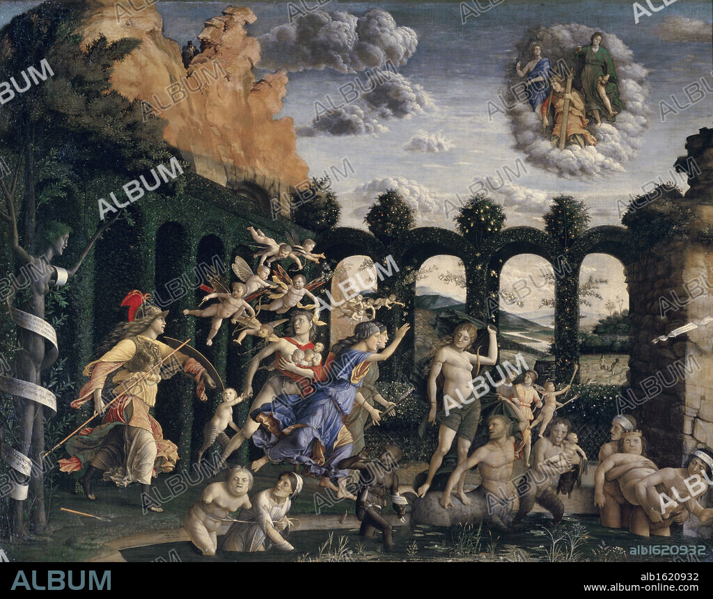 Minerva Chases the Vices from the Garden of Virtue   c. 1502   Andrea Mantegna (1431-1506/Italian)   Muse du Louvre, Paris.