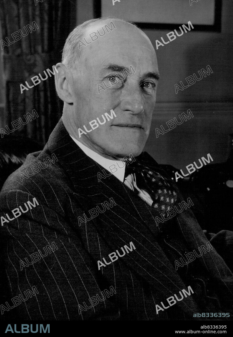 Lord Swinton -- Phillip Cunliffe-Lister, P.C., G.B.E., C.H., M.C., 1st Viscount Swinton of Masham; Secretary of State for Commonwealth Relations, and Deputy Leader of the House of Lords. June 01, 1953. (Photo by Tom Blau, Camera Press).
