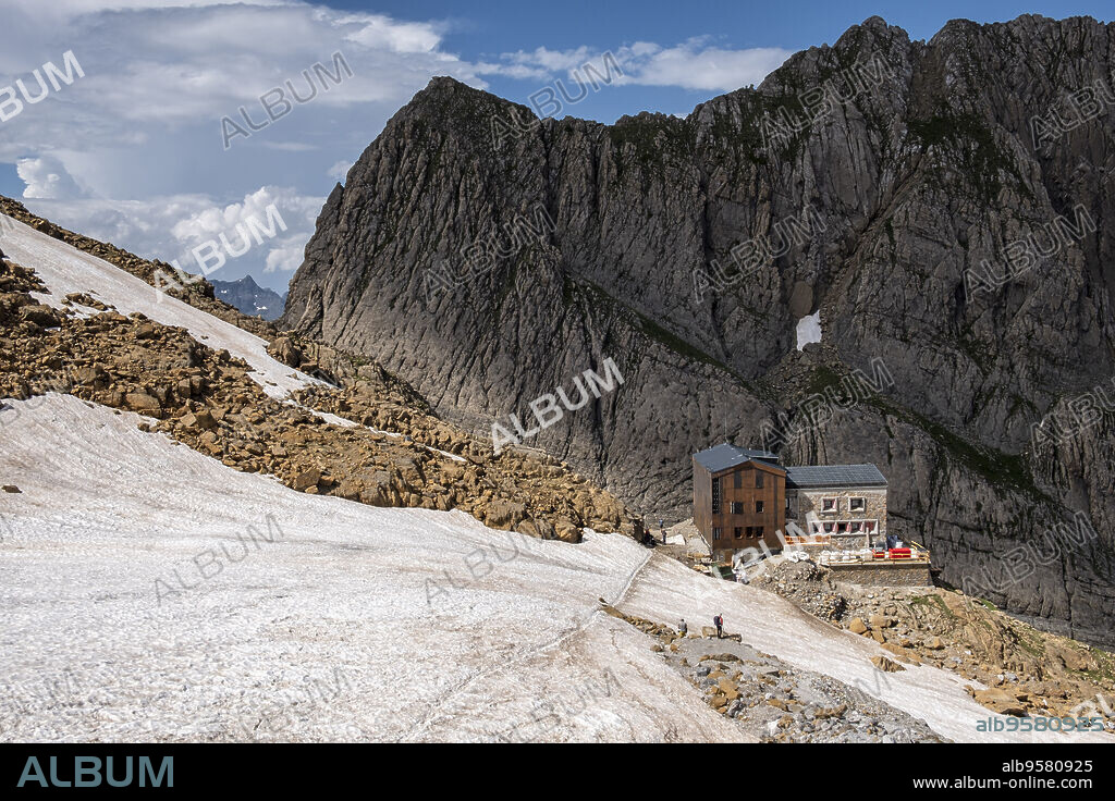 Sarradets refuge, French Pyrenees, France.
