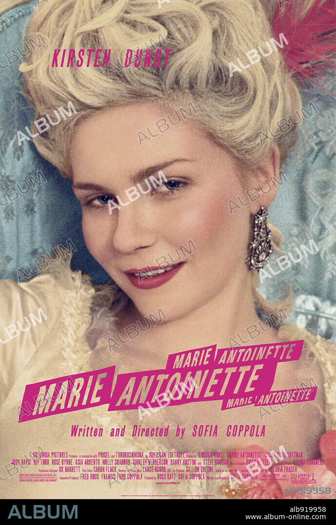Poster of MARIE ANTOINETTE, 2006, directed by SOFIA COPPOLA. Copyright COLUMBIA PICTURES CORPORATION/AMERICAN ZOETROPE.