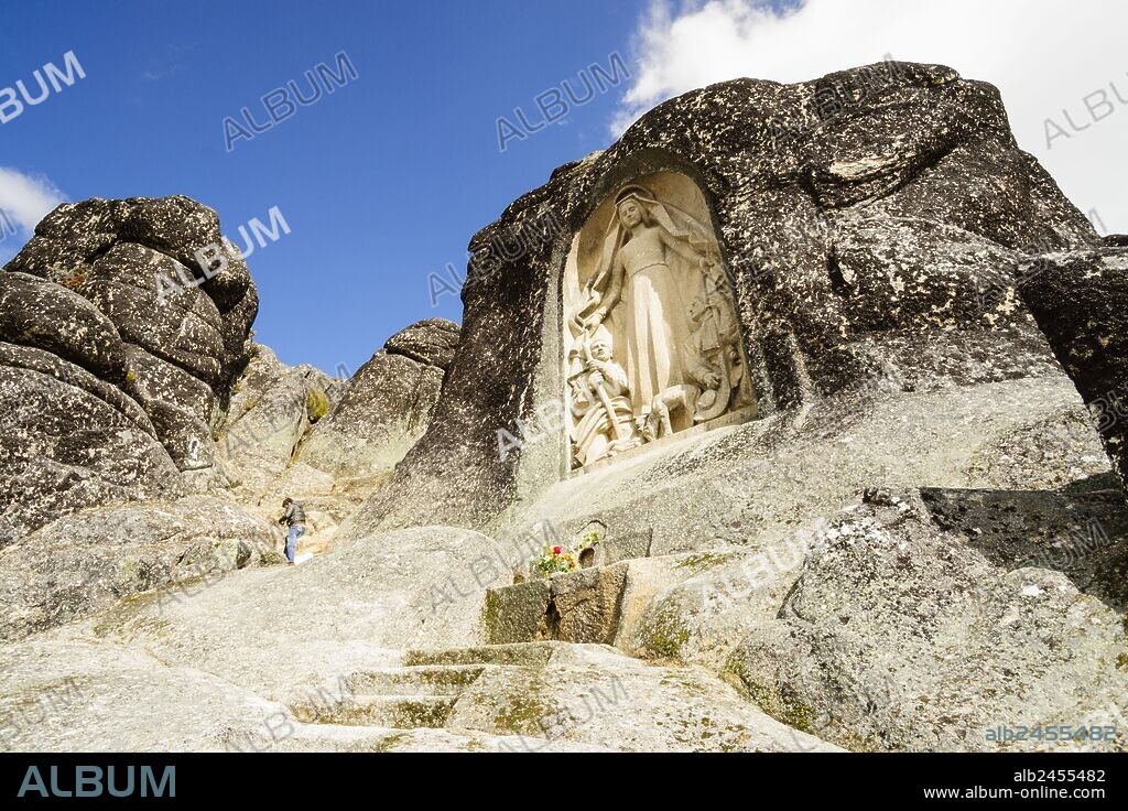 Senhora Da Boa Estrella, pico La Torre, Serra Da Estrela, Beira Alta, Portugal, europa.