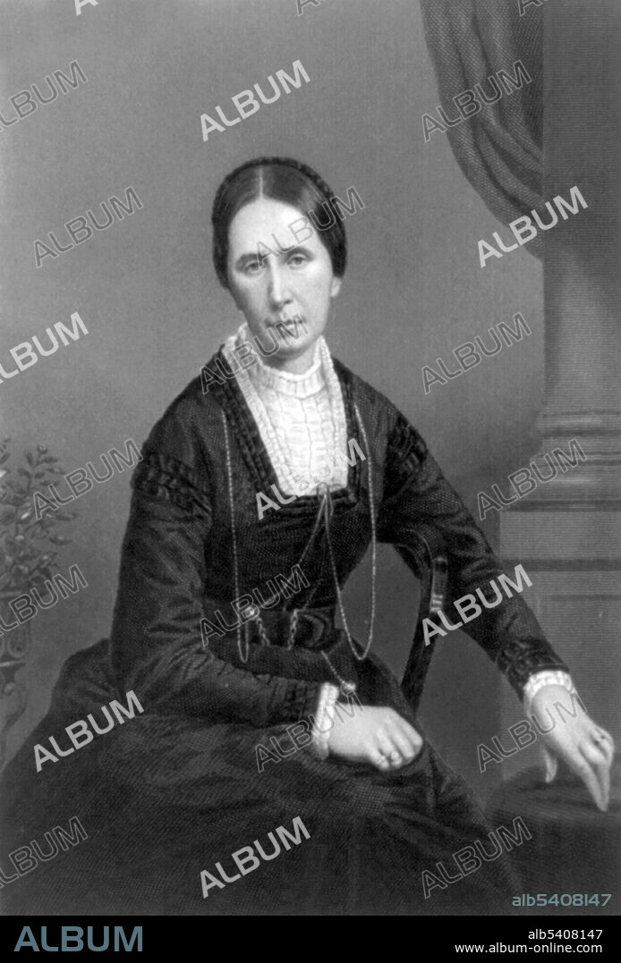 Angela Georgina Burdett-Coutts, 1st Baroness Burdett-Coutts (April 21, 1814 - December  30, 1906) was an English philanthropist. In 1837 she became one of the wealthiest women in England when she inherited her grandfather's fortune of around £1.8 million (equivalent to £150,000,000 in 2016). She joined the surnames of her father and grandfather, by royal license, to become Burdett-Coutts. She spent the majority of her wealth on scholarships, endowments, and a wide range of philanthropic causes. She avoided taking sides in partisan politics, but was actively interested in improving the condition of indigenous Africans, or the education and relief of the poor or suffering in any part of the world. With her project in Columbia Square she became a pioneer in social housing. In 1884, she was a co-founder of the London Society for the Prevention of Cruelty to Children, which became the National Society for the Prevention of Cruelty to Children (NSPCC) and was closely involved with the Royal Society for the Prevention of Cruelty to Animals (RSPCA). Lady Burdett-Coutts died of acute bronchitis at the age of 92. By the time of her death she had given more than £3 million to good causes. She left no issue and the barony became extinct on her death. No artist credited, 1874.