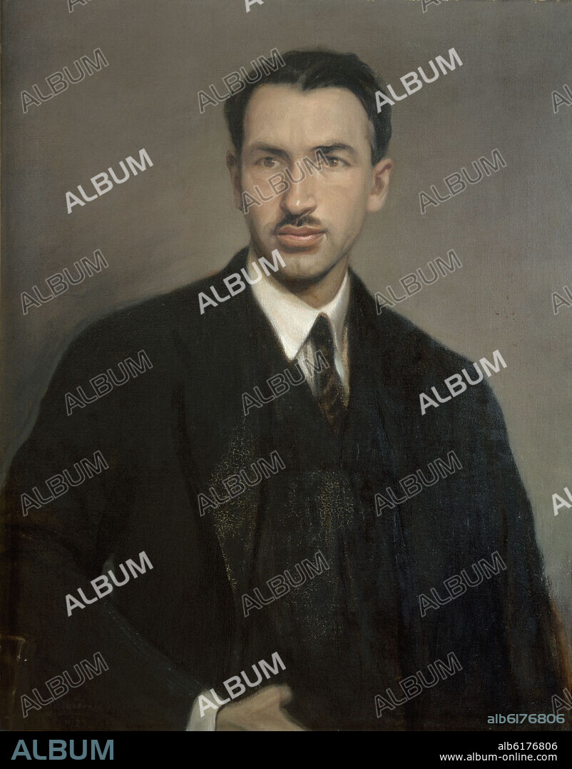 ELIAS SALAVERRIA (1883-1952). RETRATO DE RICARDO URGOITI - 1909 - 70x83.