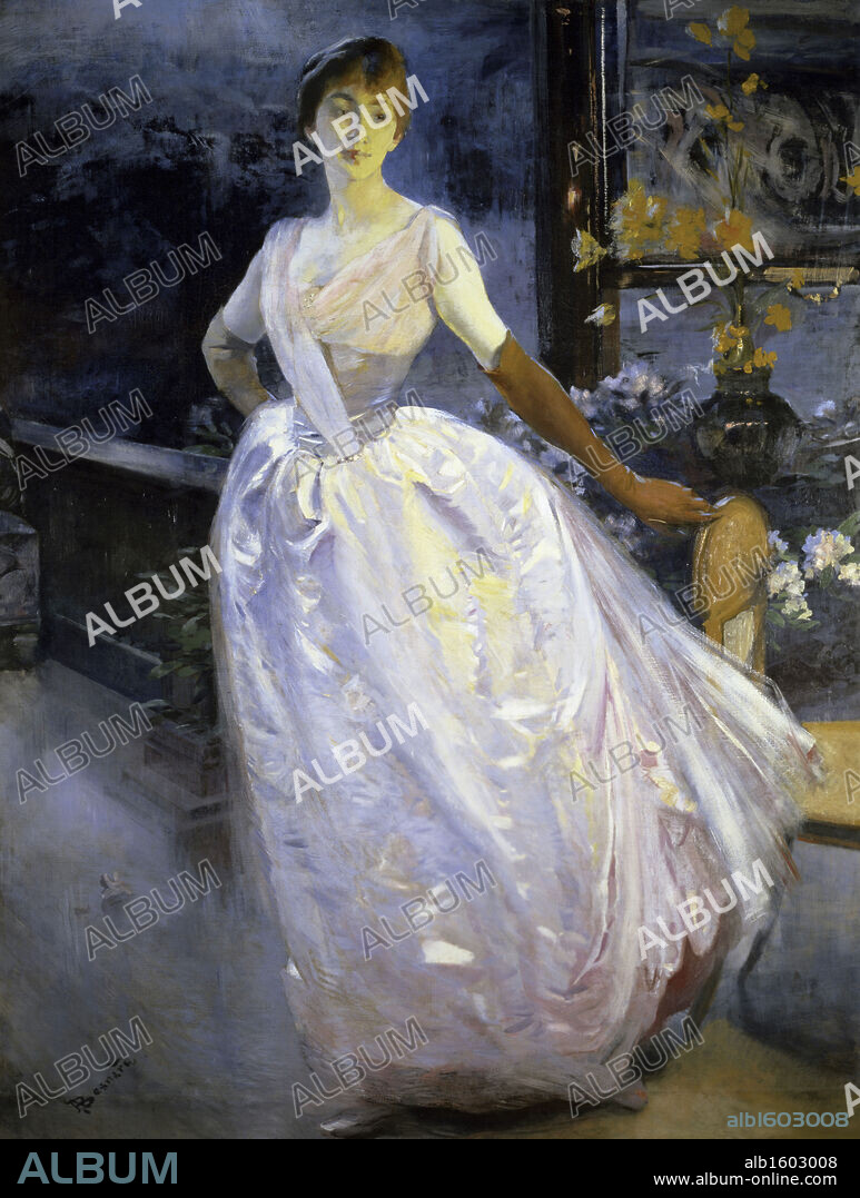 Madame Roger Jourdain   Albert Besnard (1849-1934/French)   Musee d'Orsay, Paris.