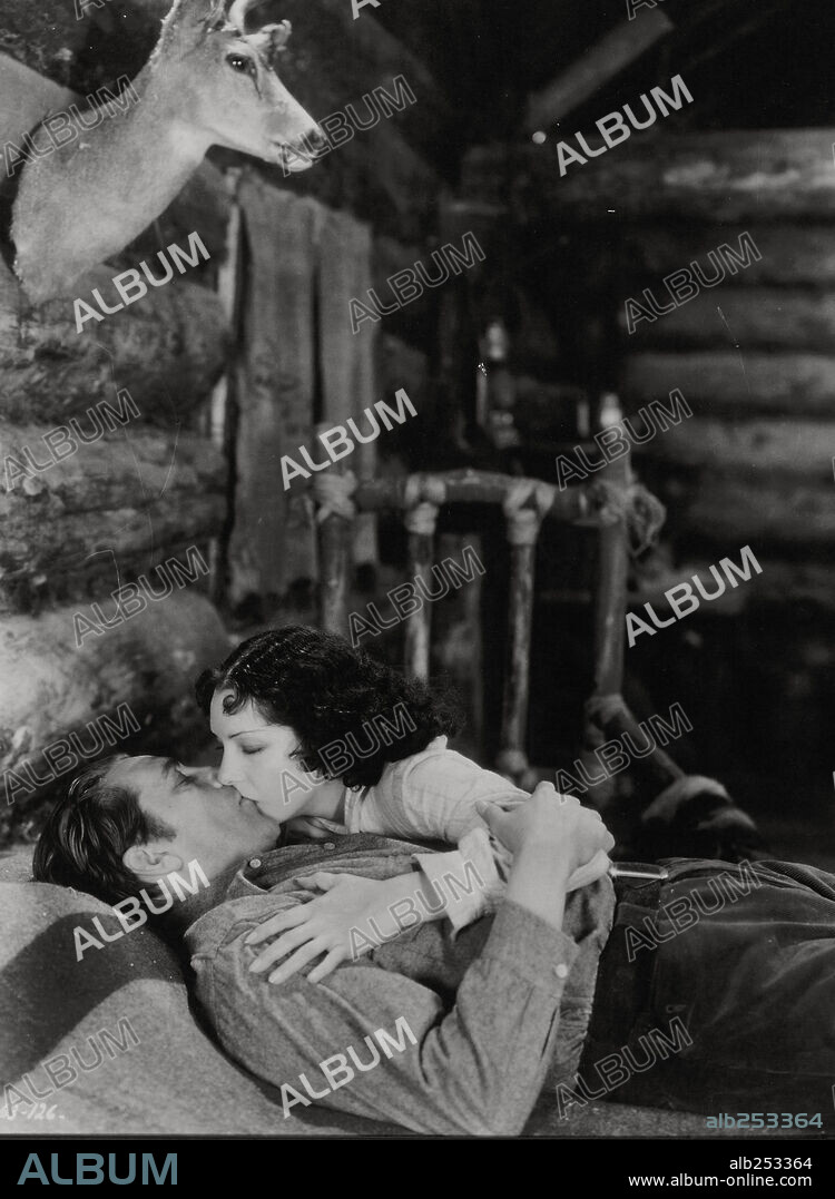 LUPE VELEZ and WILLIAM BOYD in THE STORM, 1930, directed by WILLIAM WYLER.