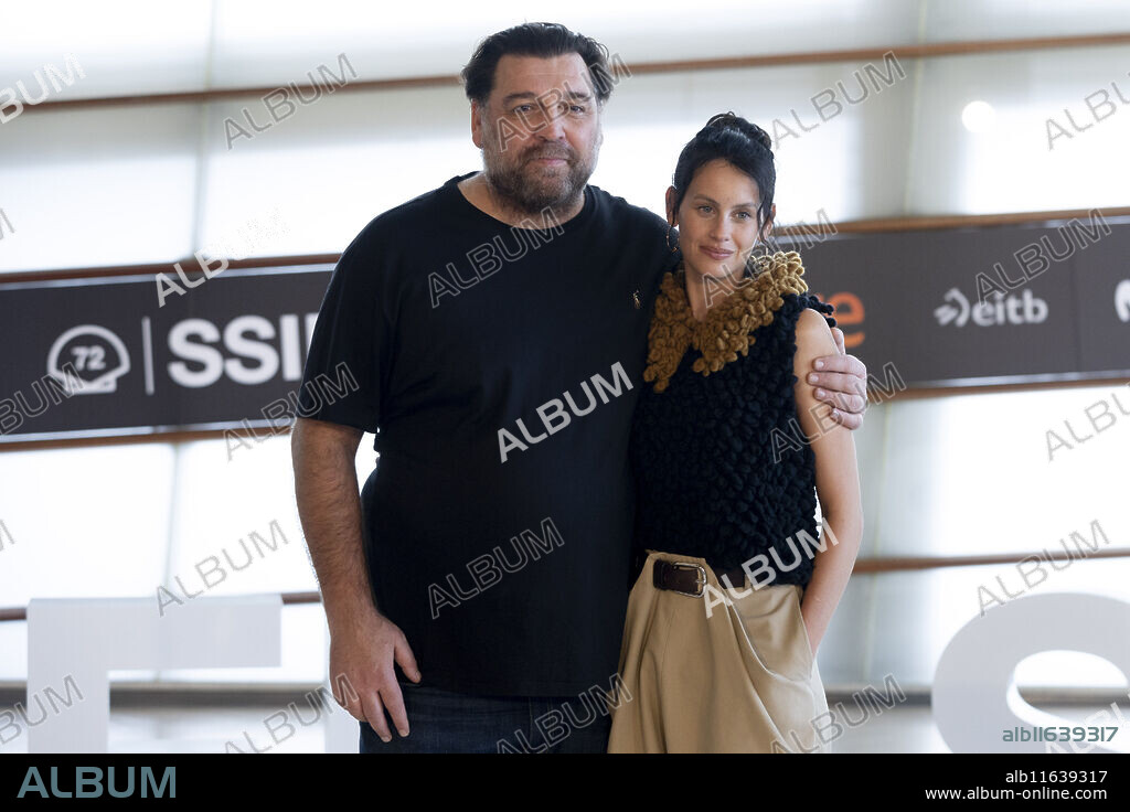 Hovik Keuchkerian and Milena Smit attended 'El Hoyo 2 / The Platform 2' Photocall during 72st San Sebastian International Film Festival at Kursaal Palace on September 27, 2024 in Donostia / San Sebastian, Spain.