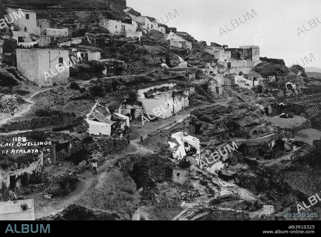 Cave dwellings of Atalaya, Gran Canaria, Canary Islands, Spain, 20th century.
