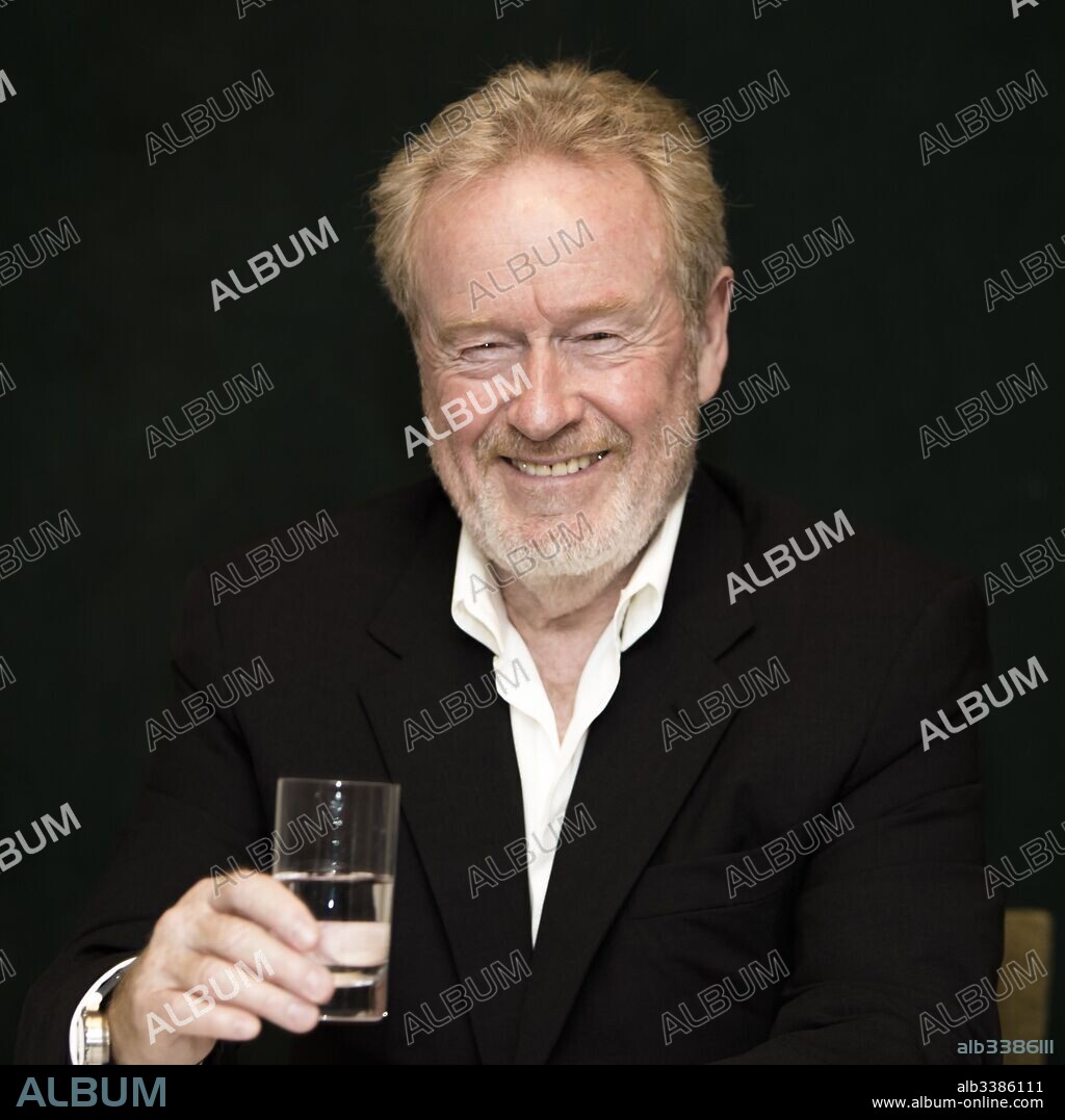 RIDLEY SCOTT. October 3, 2013 - Director Ridley Scott promoting 'The Counselor' at The Mayfair Hotel on October 3, 2013 in London, England. Sir Ridley Scott (born November 30 1937) is an English film director and producer. Following his commercial breakthrough with the science-fiction horror film Alien (1979), his best known works are the neo-noir dystopian science fiction film Blade Runner (1982), crime drama Thelma & Louise (1991), historical drama and Best Picture Oscar winner Gladiator (2000), war film Black Hawk Down (2001), crime thriller Hannibal (2001), biographical film American Gangster (2007), and science fiction films Prometheus (2012) and The Martian (2015). Murder on the Orient Express (producer 2017), Blade Runner 2049 (executive producer 2017), Alien Covenant (producer 2017), Felt (producer 2017), The Aftermath (producer 2017) Alien Covenant (directed 2017), All the Money in the World, Battle of Britain. 03/10/2013