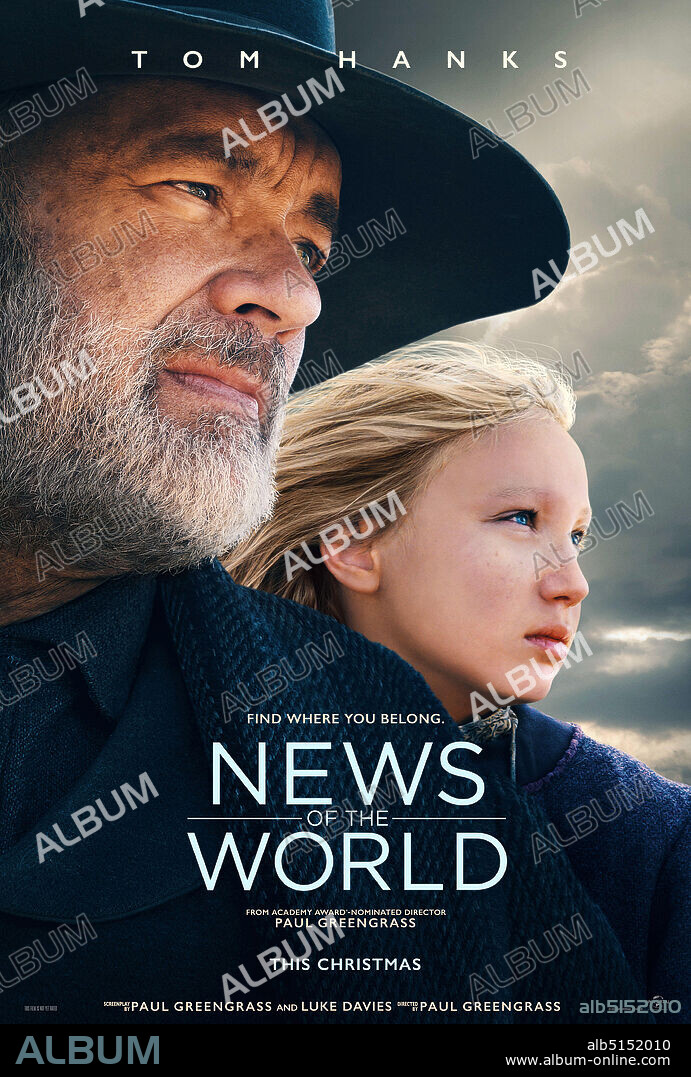 HELENA ZENGEL und TOM HANKS in NEUES AUS DER WELT, 2020 (NEWS OF THE WORLD), unter der Regie von PAUL GREENGRASS. Copyright UNIVERSAL PICTURES.