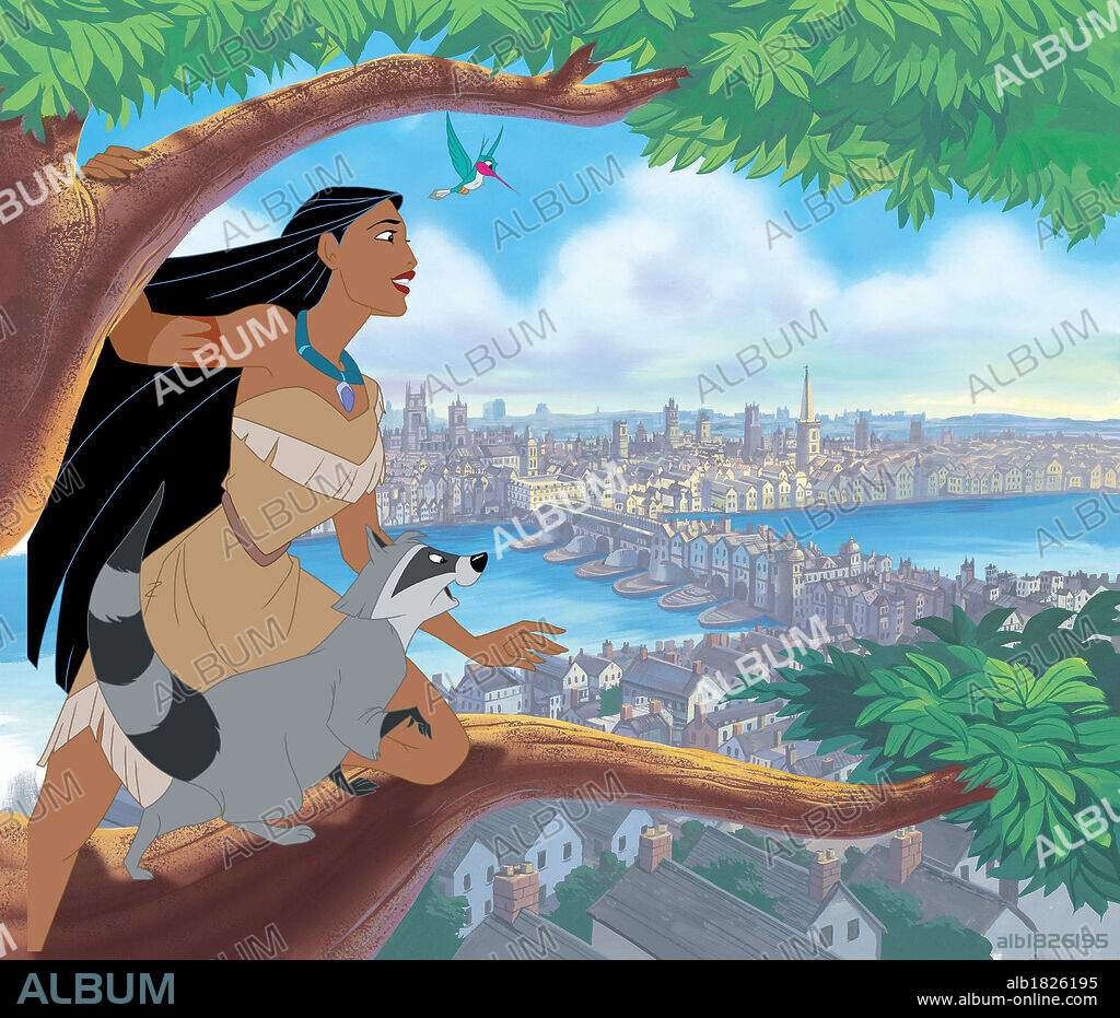 POCAHONTAS 2: VIAJE A UN NUEVO MUNDO, 1998 (POCAHONTAS II: JOURNEY TO A NEW WORLD), dirigida por BRADLEY RAYMOND y TOM ELLERY. Copyright WALT DISNEY PICTURES.