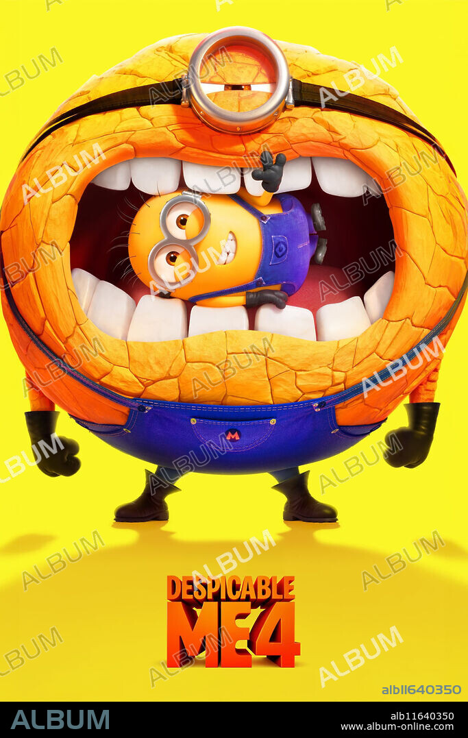 Poster de GRU 4. MI VILLANO FAVORITO, 2024 (DESPICABLE ME 4), dirigida por CHRIS RENAUD y PATRICK DELAGE. Copyright UNIVERSAL PICTURES.