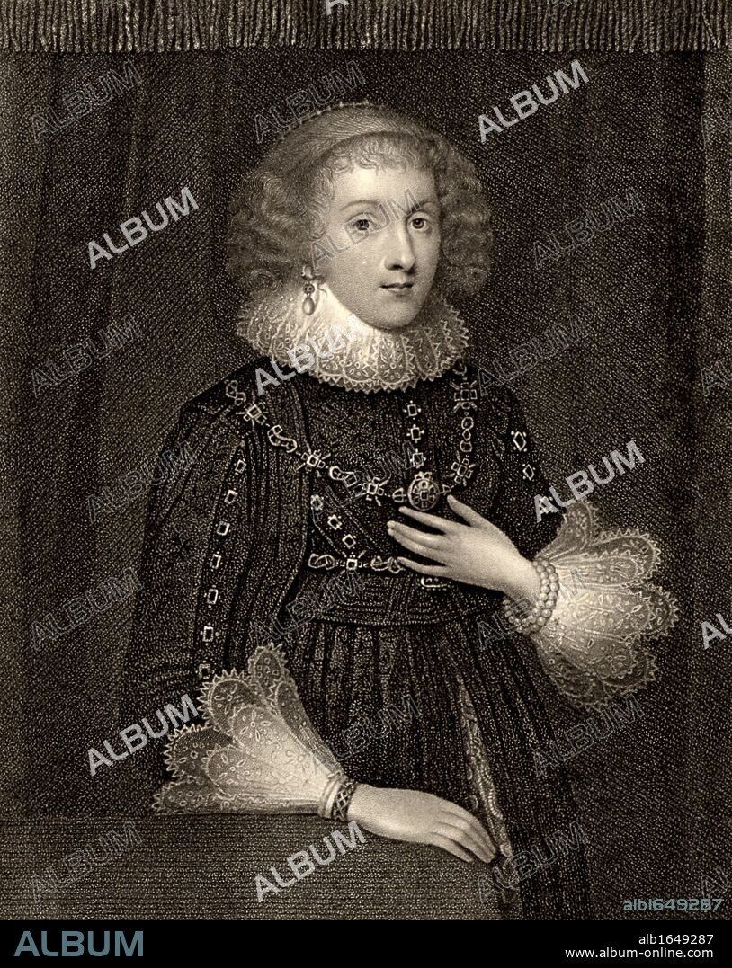 Mary Herbert, Countess of Pembroke (born Mary Sidney - 1561-1621) English noblewoman, sister of the poet Philip Sidney and dedicatee of his 'Arcadia'. Engraving. (Photo by: Universal History Archive/UIG via Getty Images).