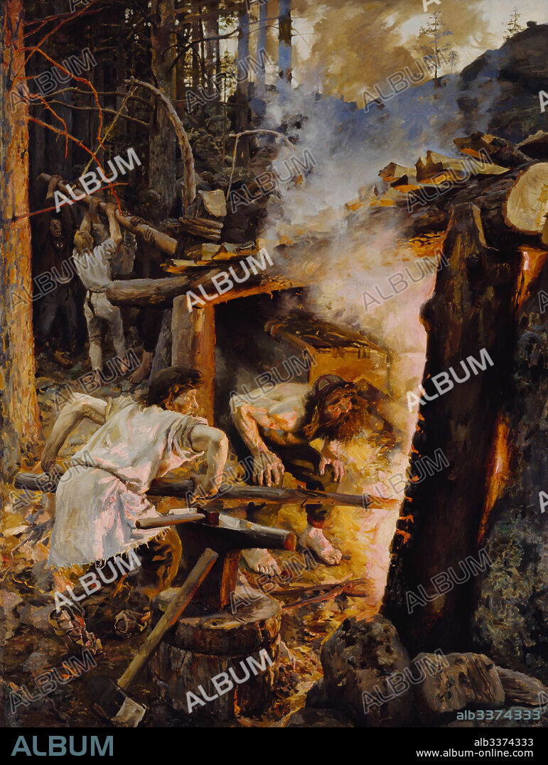 AKSELI GALLEN-KALLELA. The Forging of the Sampo.