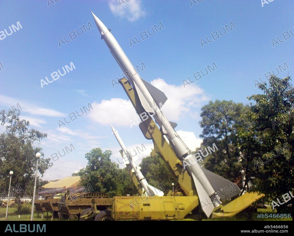 The S-75 Dvina (Russian: ?-75; NATO reporting name SA-2 Guideline) is a Soviet-designed, high-altitude, command guided, surface-to-air missile (SAM) system. Since its first deployment in 1957, it has become the most widely-deployed and -used air defense missile in history, scoring the first successful engagement of an enemy aircraft by a SAM ever, shooting down a Taiwanese RB-57D over China, on October 7, 1959 by hitting it with three V-750 (1D) missiles at an altitude of 20 km (65,600 ft). This system first gained international fame when an S-75 battery, using the newer, longer range and higher altitude V-750VN (13D) missile shot down the U-2 of Francis Gary Powers overflying the Soviet Union on May 1, 1960. The system was also deployed in Cuba during the Cuban Missile Crisis, where on October 27, 1962, it shot down the U-2 flown by Rudolf Anderson, almost precipitating a nuclear war. Later, North Vietnamese forces used the S-75 extensively during the Vietnam War to defend Hanoi and Haiphong with some considerable success, especially during Operations Linebacker 1 and 2 in 1972. During these operations the PAVN claim 755 USAF aircraft destroyed including 34 B52 bombers, while the US admits to 159 aircraft lost including 16 B 52 bombers.