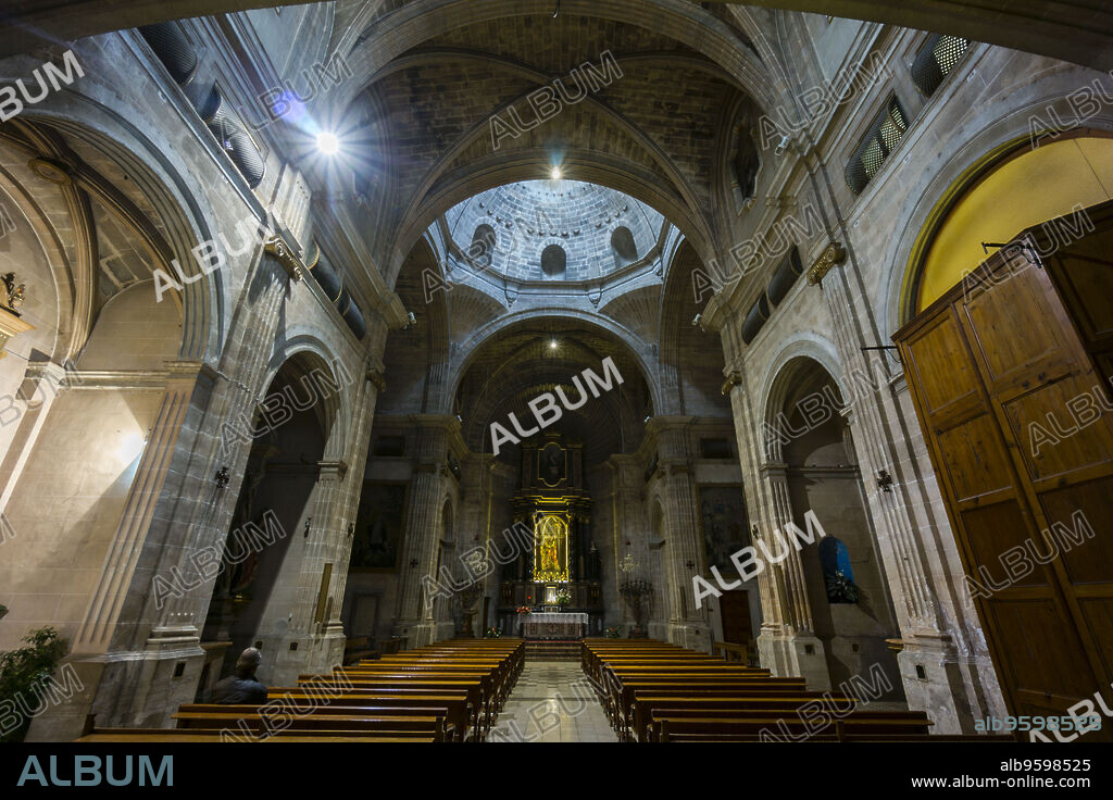 iglesia de Santa Magdalena,fundada en el siglo XIV y reconstruida en 1740, Palma, Mallorca, islas baleares, Spain.