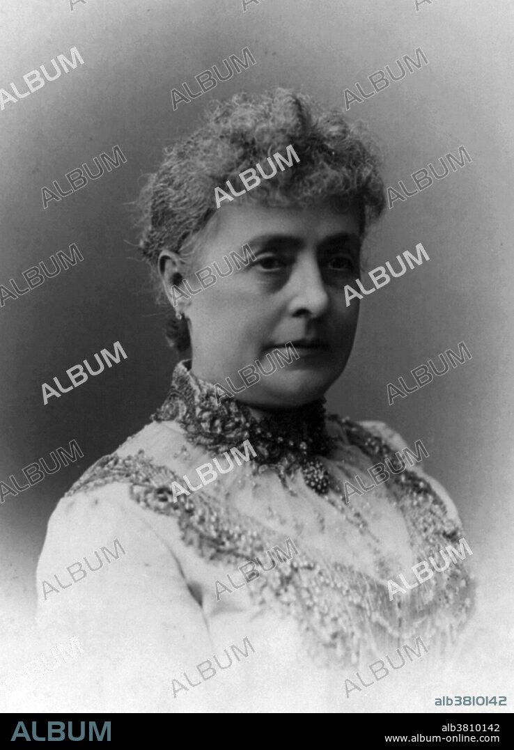 Caroline Scott Harrison (October 1, 1832 - October 25, 1892) was the wife of President Benjamin Harrison and the First Lady of the United States from 1889-92. In 1852, during the second semester of Benjamin's senior year, the couple became engaged. They decided to postpone their wedding while Benjamin studied law, and she finished school. She graduated in 1852 with a degree in music. They married in 1853. During the Harrison administration the First Lady tried to have the overcrowded mansion enlarged, but was unsuccessful. In 1889 Caroline Harrison raised the first Christmas tree in the White House and introduced the use of orchids as the official floral decoration at state receptions. Interested in history and preservation, in 1890 she helped found the National Society of the Daughters of the American Revolution and served as its first President General. The First Lady was noted for her elegant White House receptions and dinners. In late 1891, she began to battle tuberculosis, and died in 1892 at the age of 60.