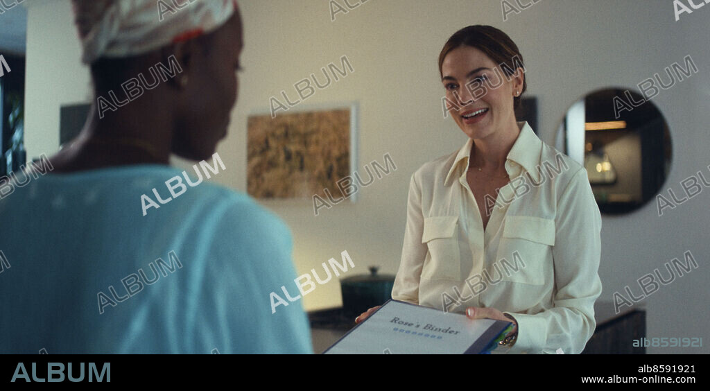 ANNA DIOP and MICHELLE MONAGHAN in NANNY, 2022, directed by NIKYATU JUSU. Copyright Blumhouse Television.