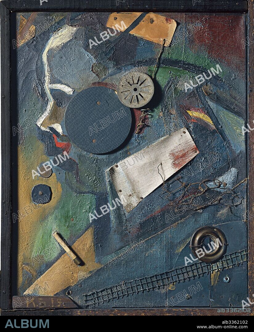 KURT SCHWITTERS. Merzbild 1A (The Psychiatrist).