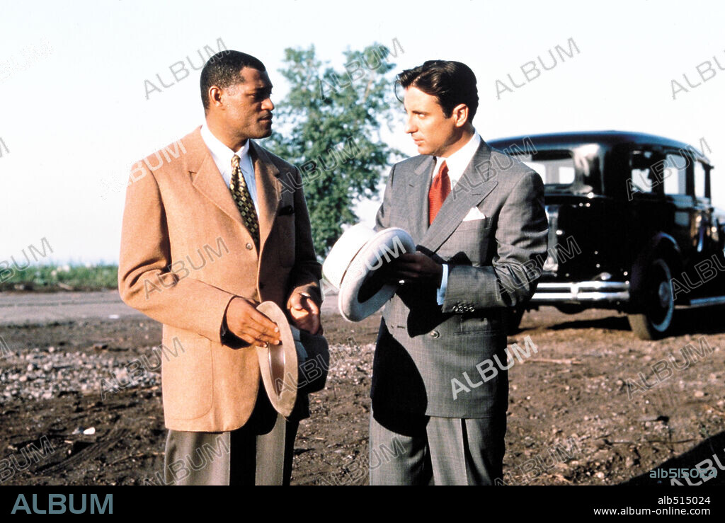 ANDY GARCIA y LAURENCE FISHBURNE en HAMPONES [HOODLUM], 1997 (HOODLUM), dirigida por BILL DUKE. Copyright UNITED ARTISTS / WEINSTEIN, MICHAEL.
