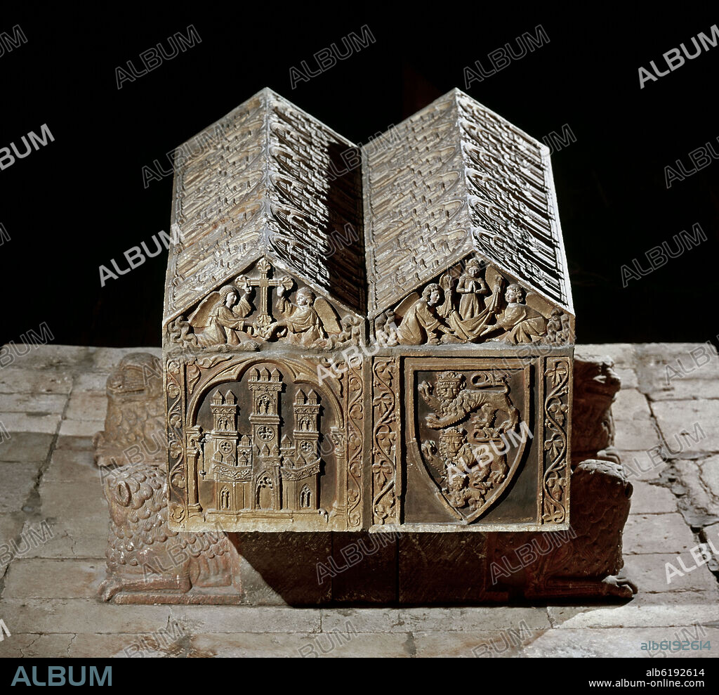 SEPULCRO DE ALFONSO VIII CASTILLA Y LEONOR DE PLANTAGENET - SIGLO XIII.