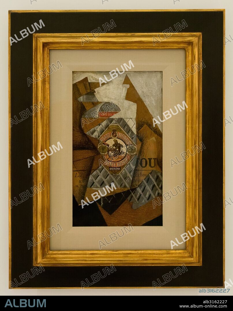 JUAN GRIS. " BOTELLA DE ANIS DEL MONO" (1914) DE JOAN GRIS.