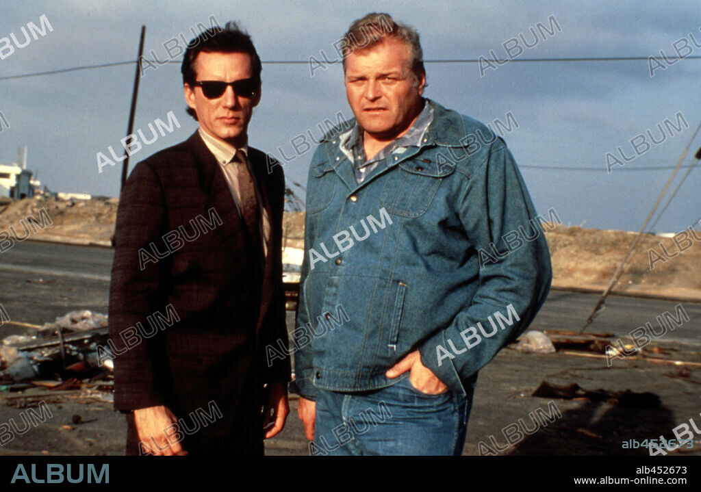 BRIAN DENNEHY und JAMES WOODS in BEST SELLER, 1987, unter der Regie von JOHN FLYNN. Copyright ORION/HEMDALE / SEBASTIAN, LOREY.
