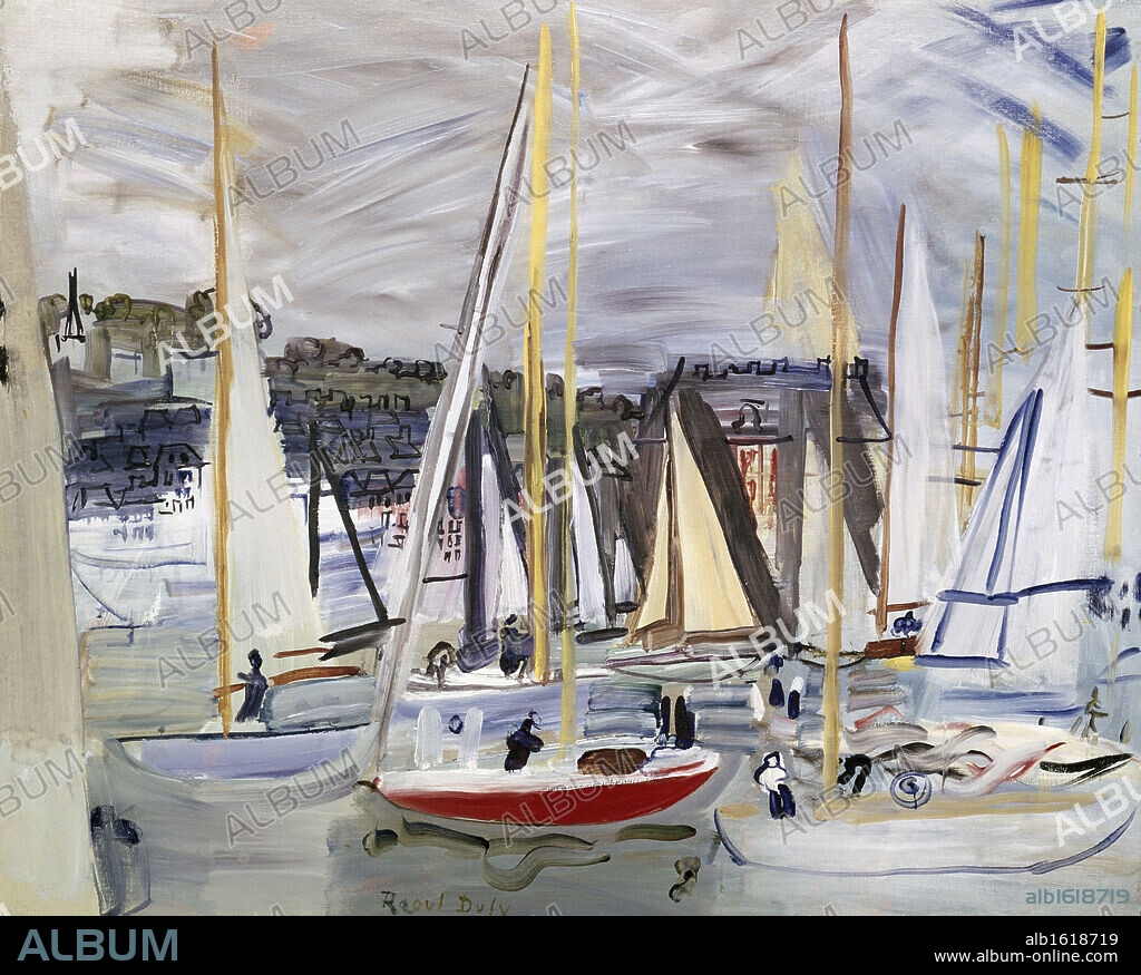 Les Regates A Deauville by Raoul Dufy, 1935, 1877-1953, Private Collection.