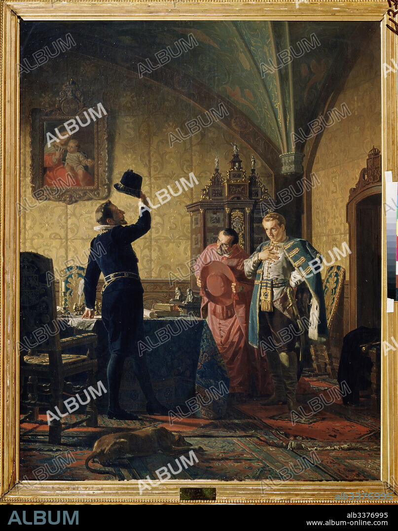 NIKOLAI VASILYEVICH NEVREV. False Dmitry takes an oath of allegiance to king Sigismund III Vasa.