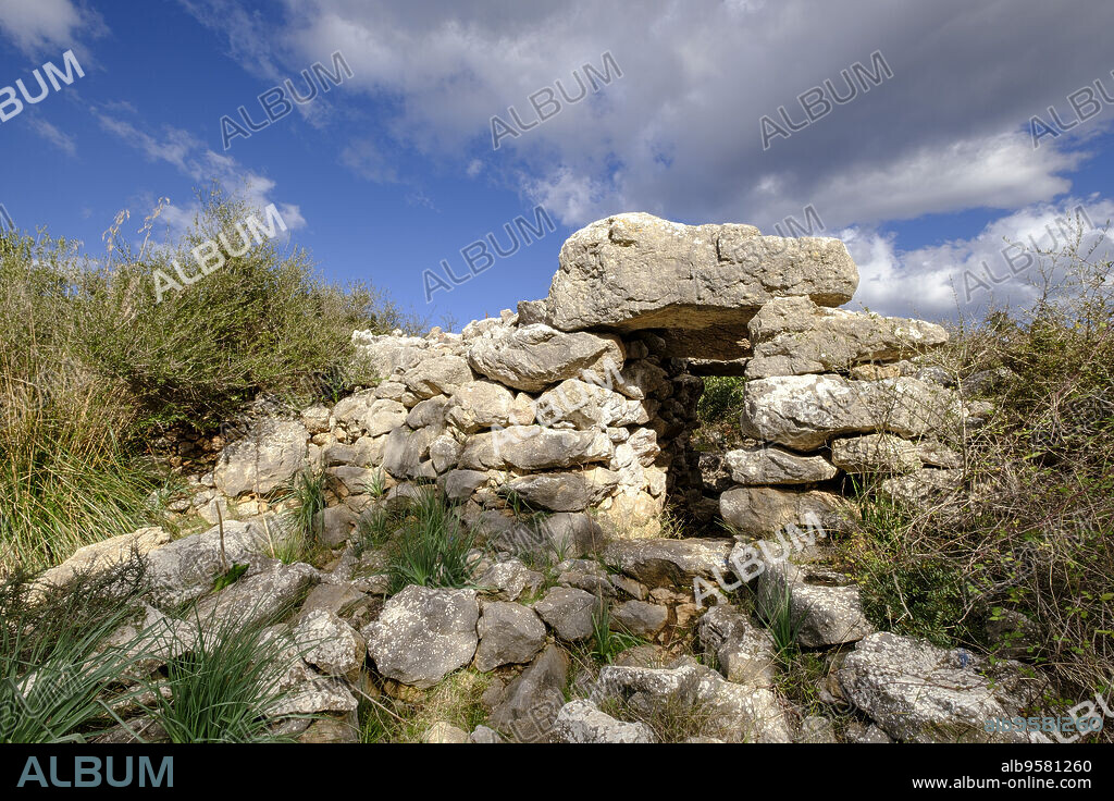 Talaiot, Son Ferrandell-Son Oleza, I milenio a C., Valldemossa, Mallorca, Balearic islands, spain.