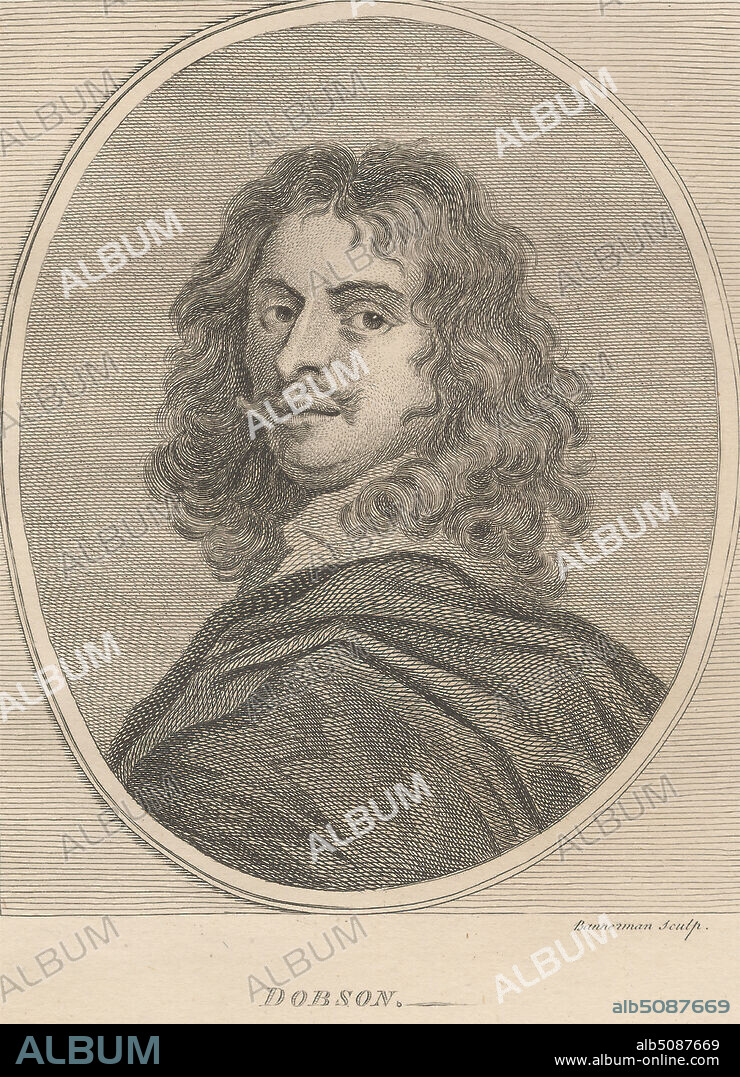 Dobson, Alexander Bannerman, ca. 17301780, after unknown artist, undated, Line engraving on medium, slightly textured, cream wove paper, Sheet: 11 7/8 x 9 1/4 inches (30.2 x 23.5 cm), Plate: 7 1/4 x 5 3/4 inches (18.4 x 14.6 cm), and Image: 5 5/8 x 4 1/2 inches (14.3 x 11.4 cm), man, portrait.