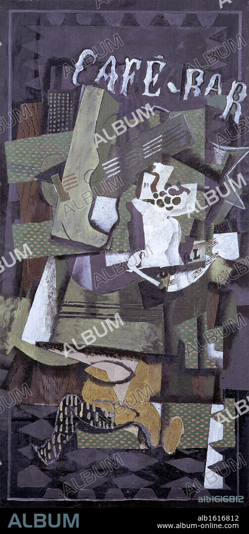 Cafe-Bar by Georges Braque, 1919, 1882-1963, Switzerland, Basel, Offentliche Kunstsammlung.