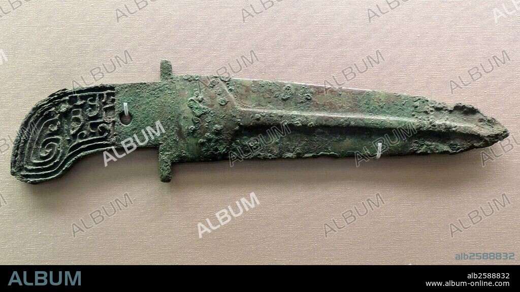 Halberd, ge  Shang period, 12th-11th century BC.  The Chinese halberd was an ancient pole arm used as a military weapon in one form or another from at least as early as the Shang dynasty.