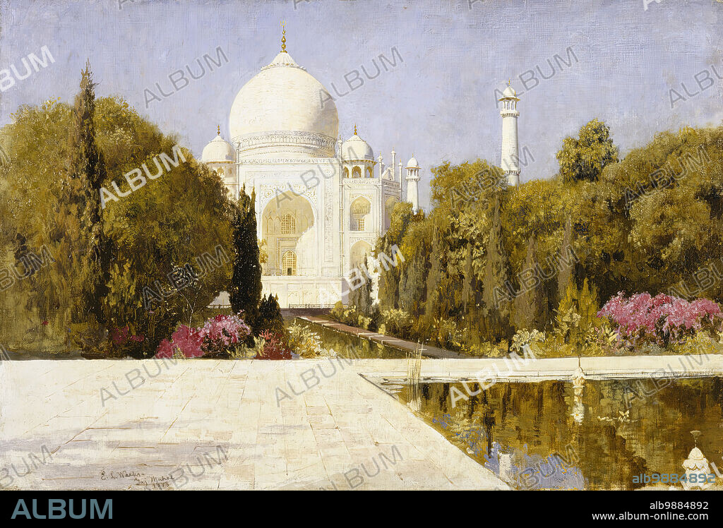 EDWIN LORD WEEKS. The Taj Mahal, 1883.; the famous tomb erected in the Indian city of Agra in 1630 by Shah Jahan for his wife.