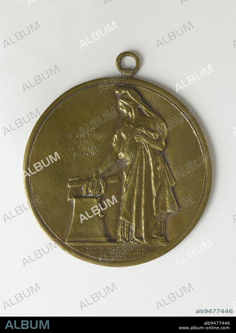 The four sergeants of La Rochelle executed on September 21, 1822, David d'Angers, Pierre-Jean, Engraver in medals, Array, Numismatics, Medal.