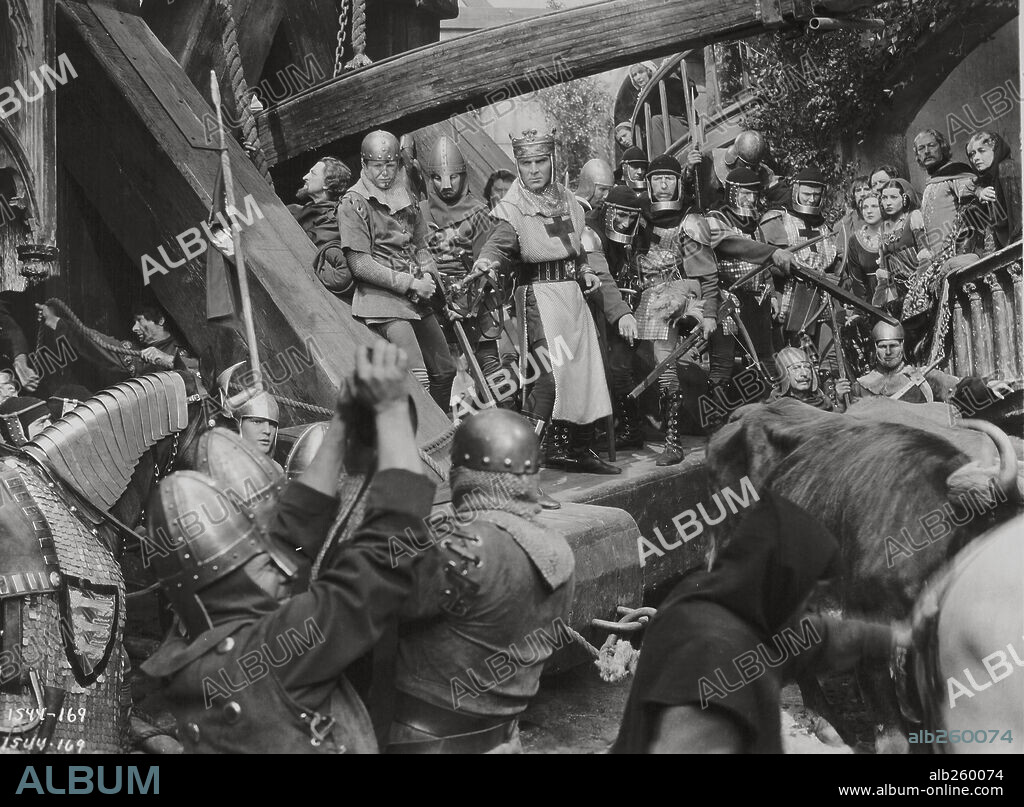HENRY WILCOXON dans THE CRUSADES, 1935, réalisé par CECIL B DEMILLE. Copyright PARAMOUNT PICTURES.