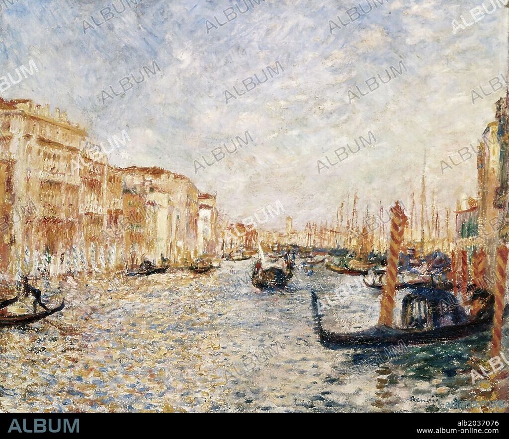 PIERRE AUGUSTE RENOIR. Pierre-Auguste Renoir / 'The Grand Canal (Venice)', 1881, Oil on canvas, 54 x 64 cm.