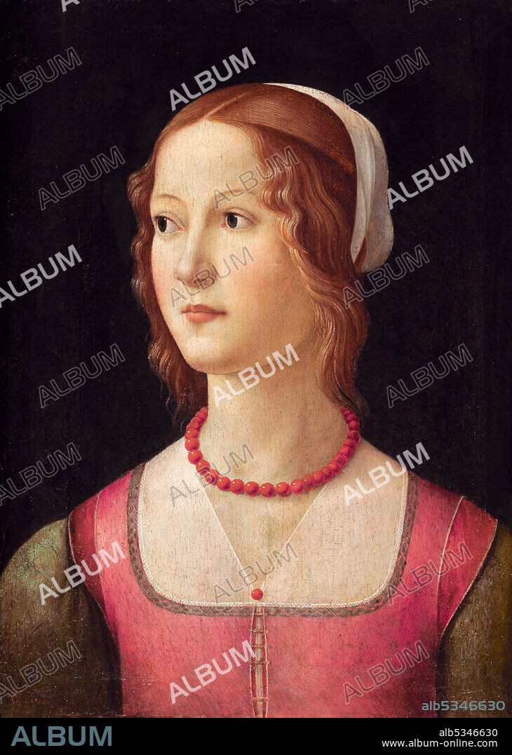 DOMENICO GHIRLANDAIO. Portrait of a Young Woman.