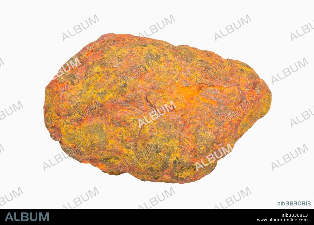 Realgar (red) and Orpiment (yellow), both ores of arsenic.