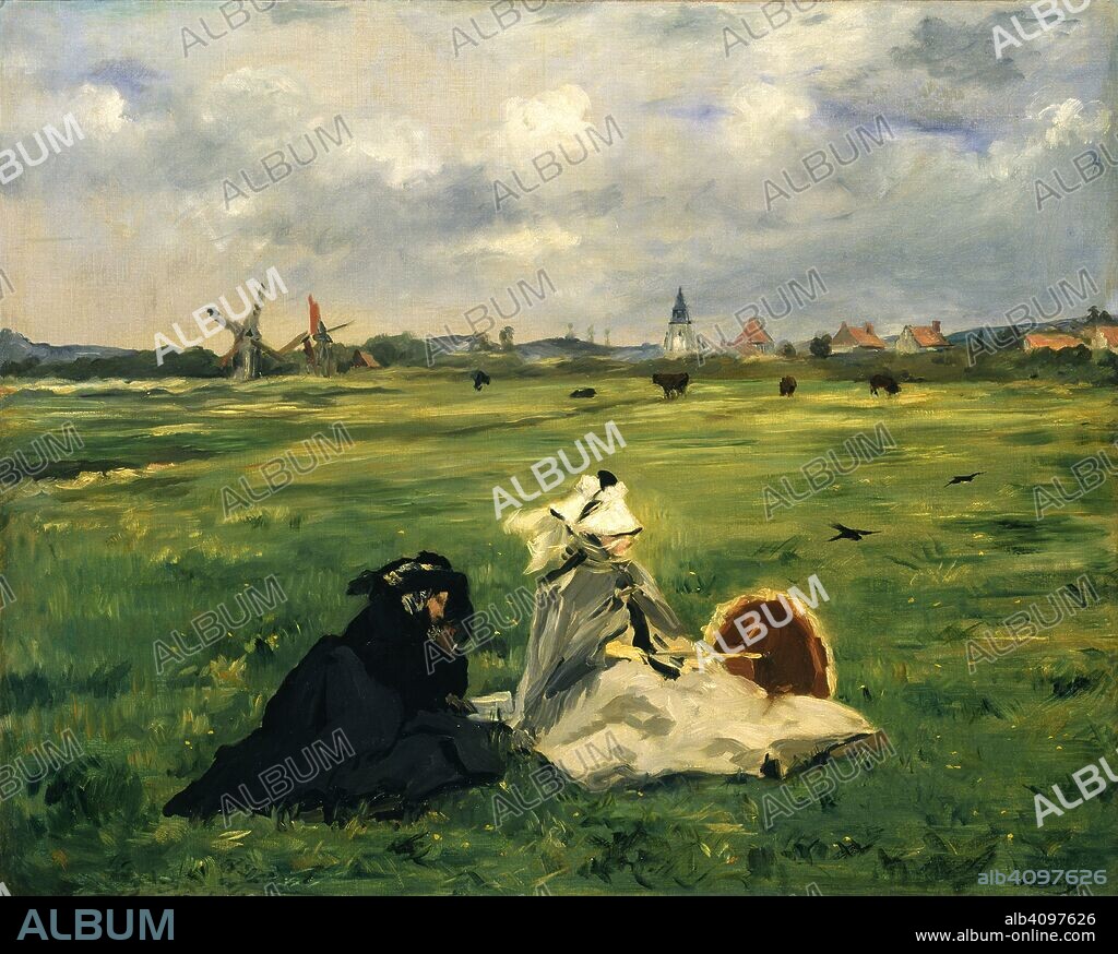 EDOUARD MANET. Les hirondelles (The swallows).