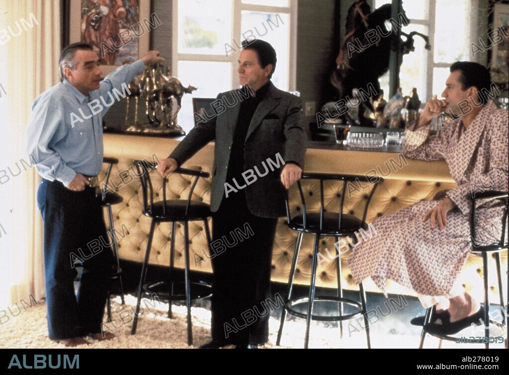 JOE PESCI y MARTIN SCORSESE en CASINO, 1995, dirigida por MARTIN SCORSESE. Copyright UNIVERSAL PICTURES / CARUSO, PHILLIP.